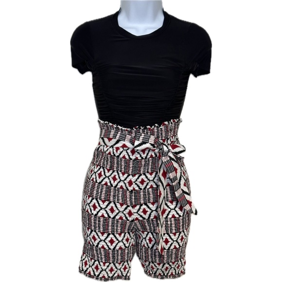 African smocked 2pc co-ord short set - Picture 3 of 6